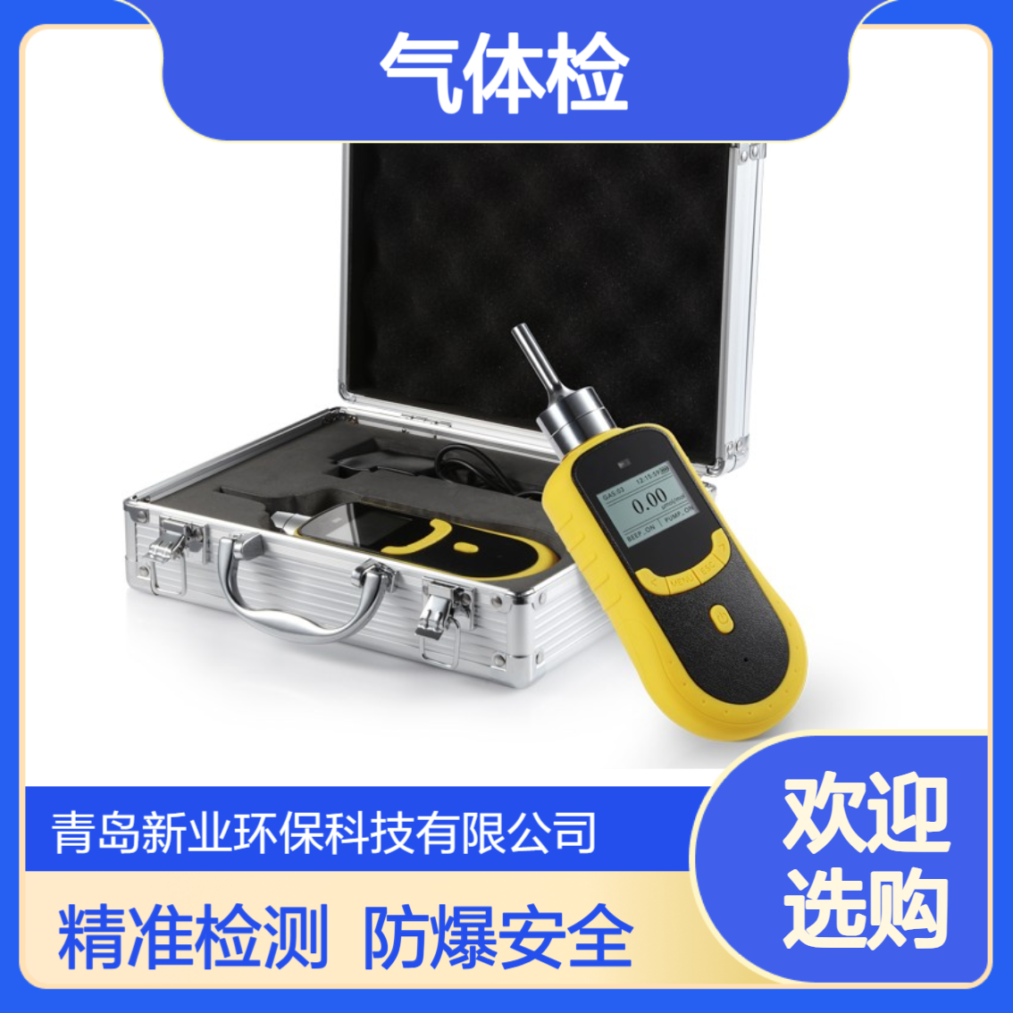XY-SKY02泵吸式VOC检测仪 进口PID传感器 双单位切换 防爆认证