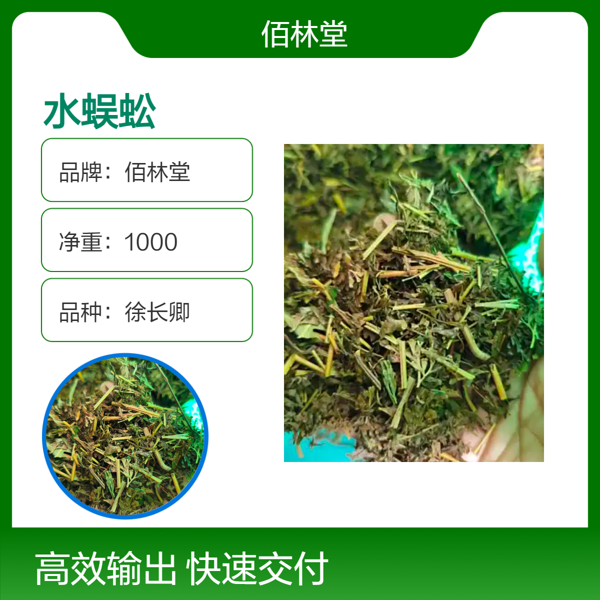 佰林堂一级水蜈蚣 徐长卿品种 1000g净重 阴凉干燥储存初级农产品