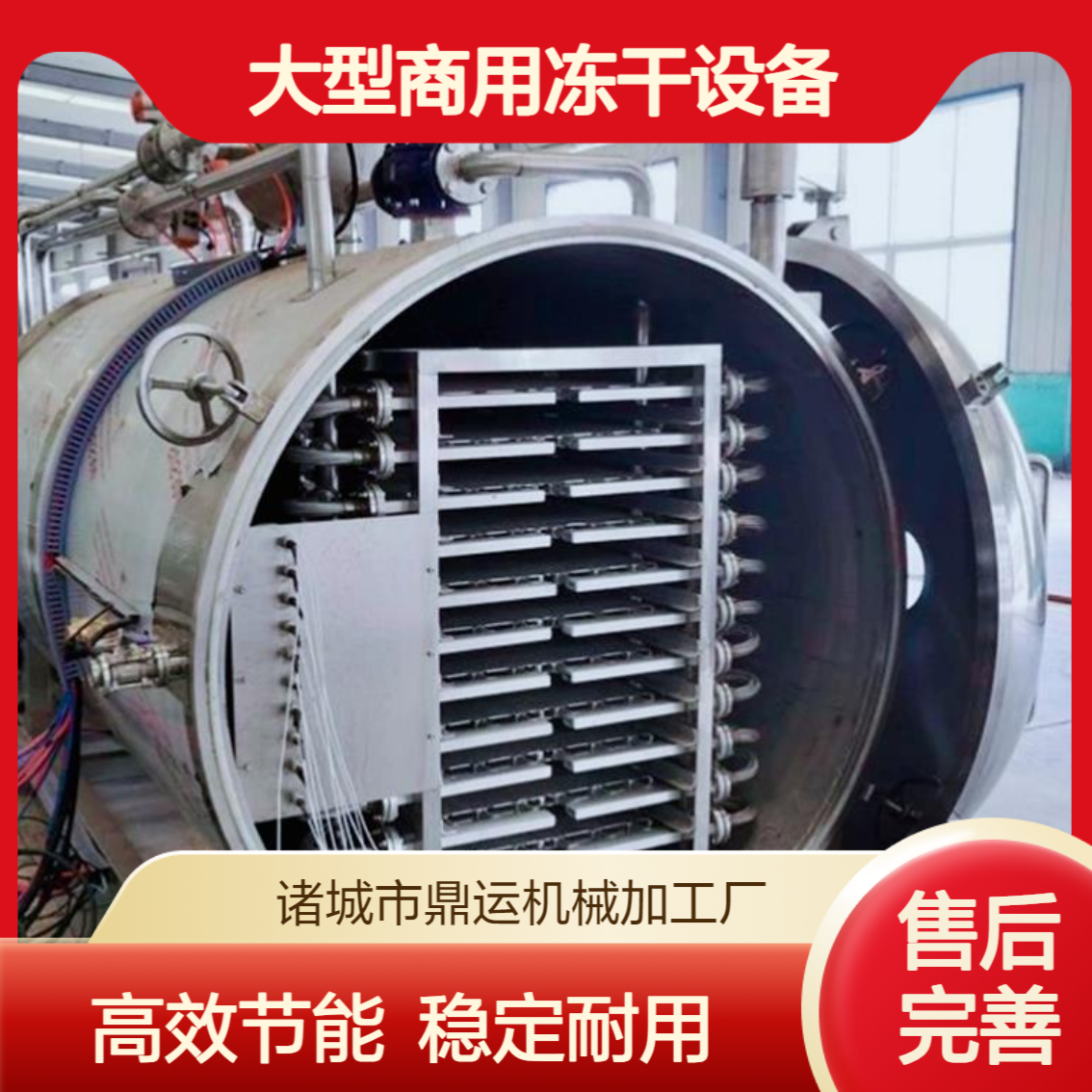 真空冷冻干燥机 虫草石斛中草药冻干机厂家 大型商用冻干设备