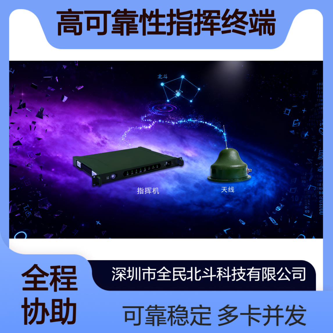 北斗三号指挥机-深圳全民北斗 支持多卡并发 高可靠性指挥终端