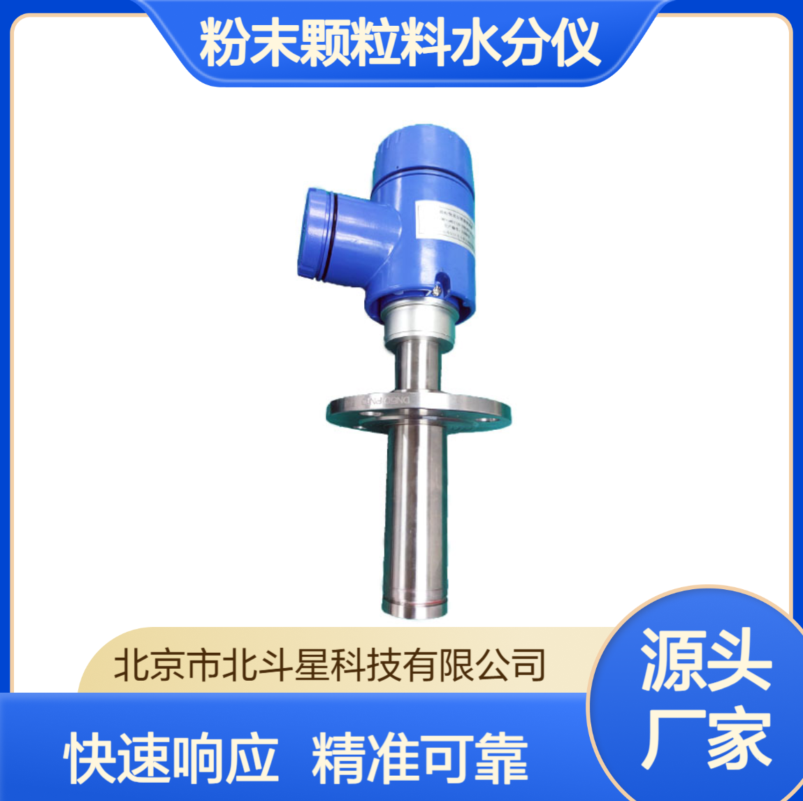 供应磷酸盐粉末颗粒料仓水分在线检测仪T-BD5CMD+sMS2123-021p-AC