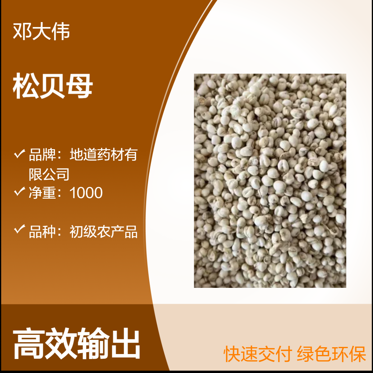 中药材 松贝母产地供应 平贝母出售 阴凉干燥保存 防潮防蛀 原药材