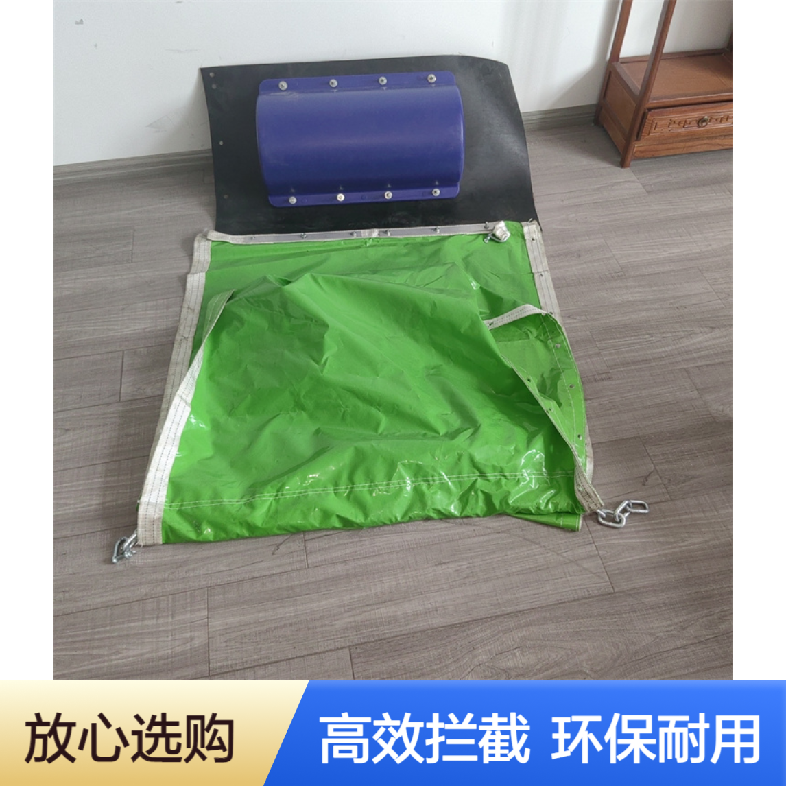 水库保护区藻类植物拦截浮筒 水电站进水渠拦污浮排 湖泊生态围隔