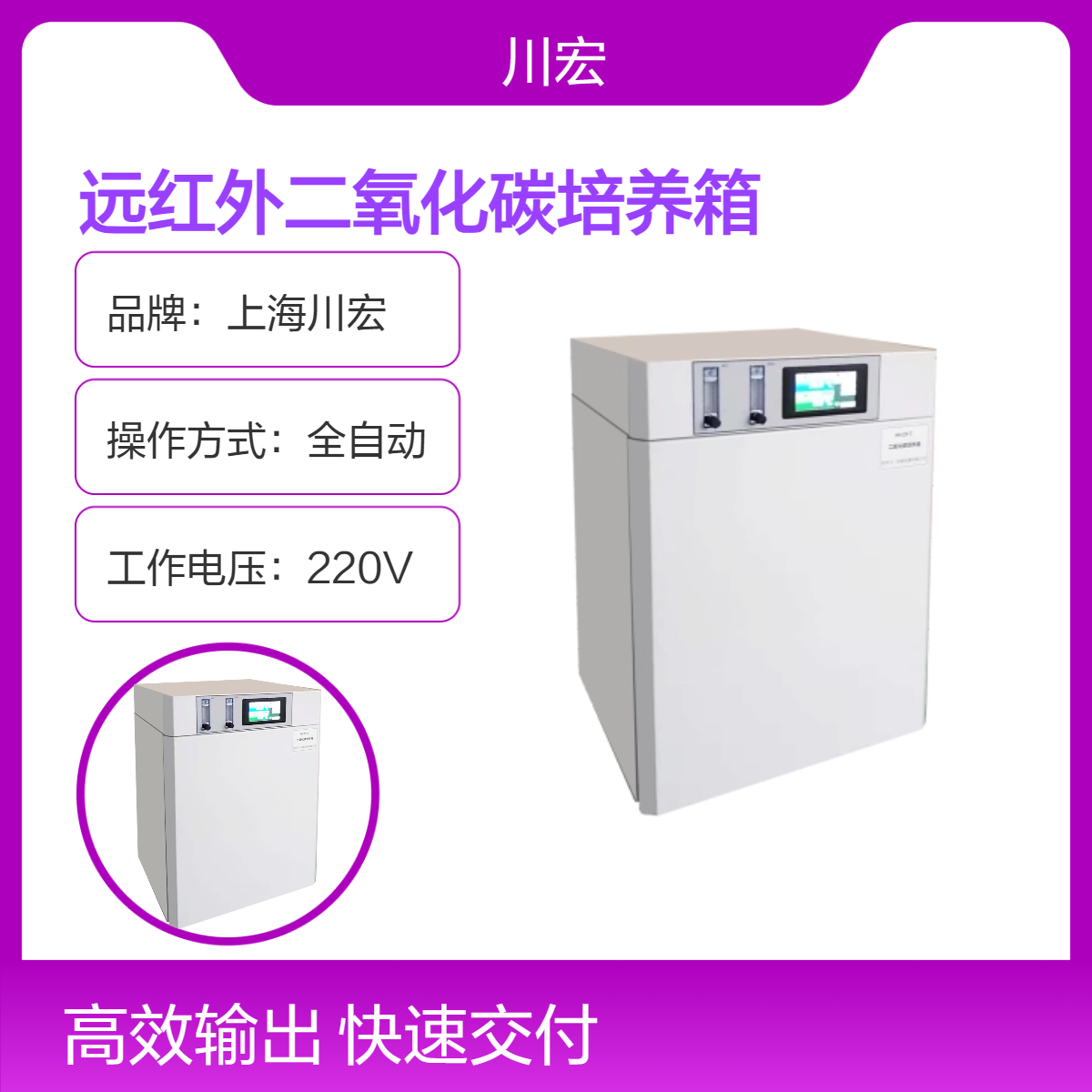 远红外二氧化碳培养箱HH.CHP-01W 实验室细胞组织培养设备