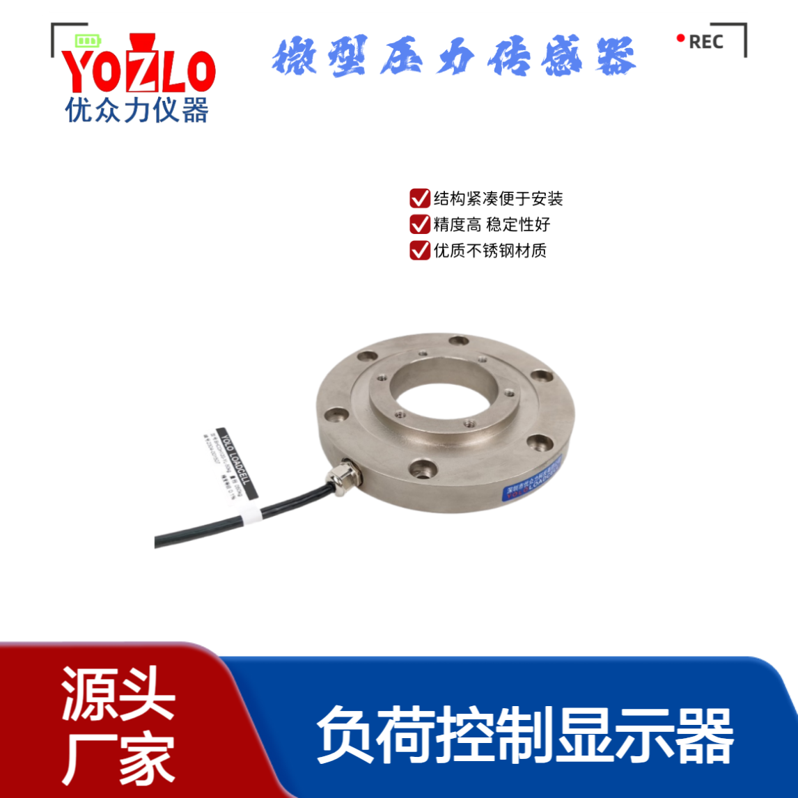 BHCG80-YL-20KN环形测力传感器 YL-310D负荷控制显示器