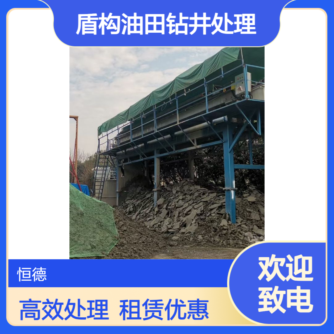 恒德环保 车载压滤机租赁服务 污水处理设备 打桩盾构油田钻井处理