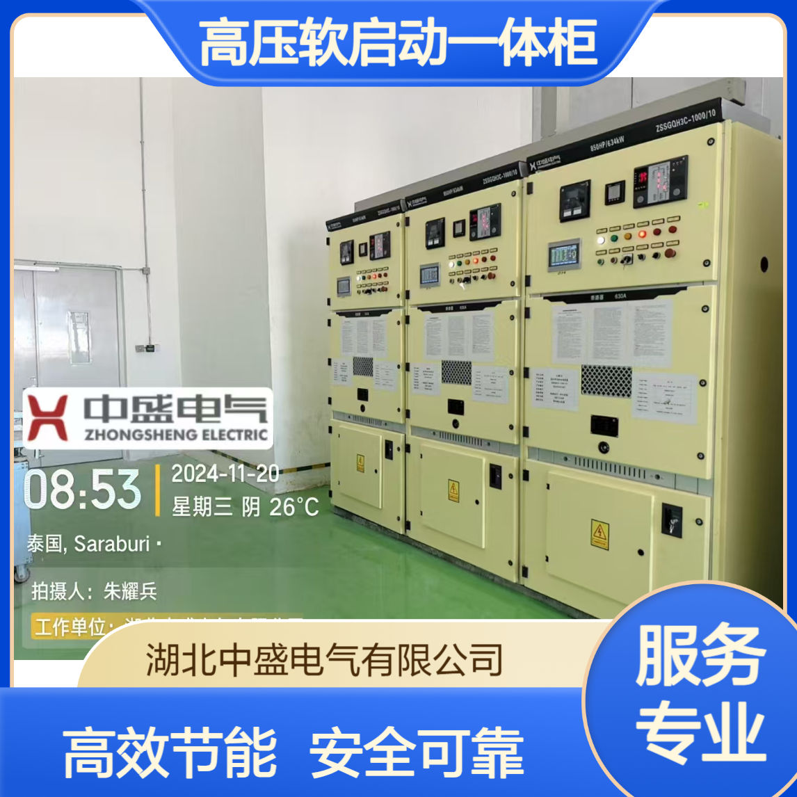 适合各种负载的高压软启动一体柜 多种保护机制