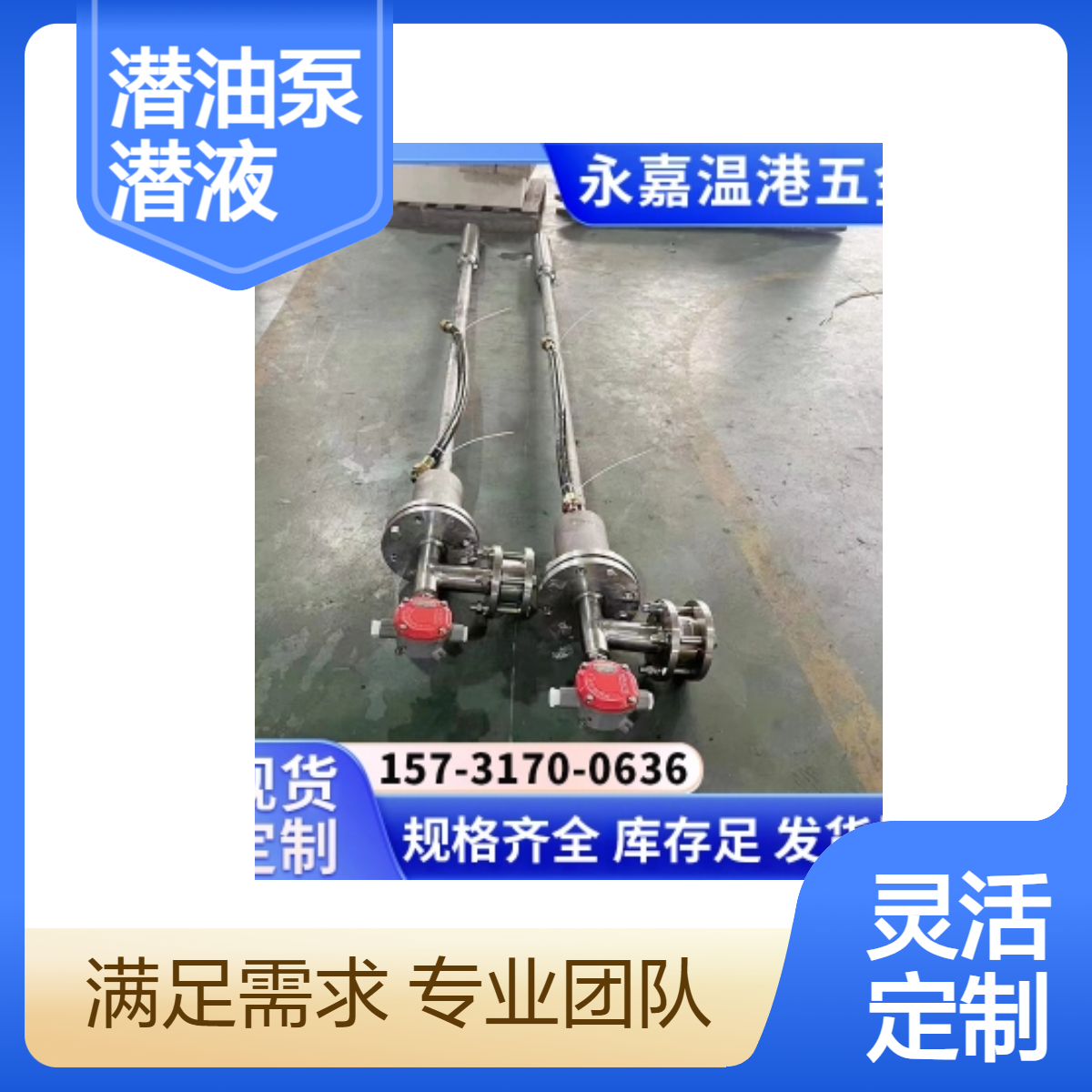 整机304不锈钢防爆潜油泵 化工制药地埋罐耐腐蚀潜液泵