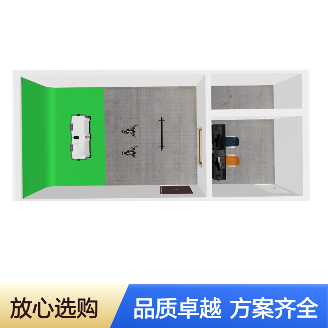 融媒体设备全套搭建 校园电视台工程 虚拟演播室方案