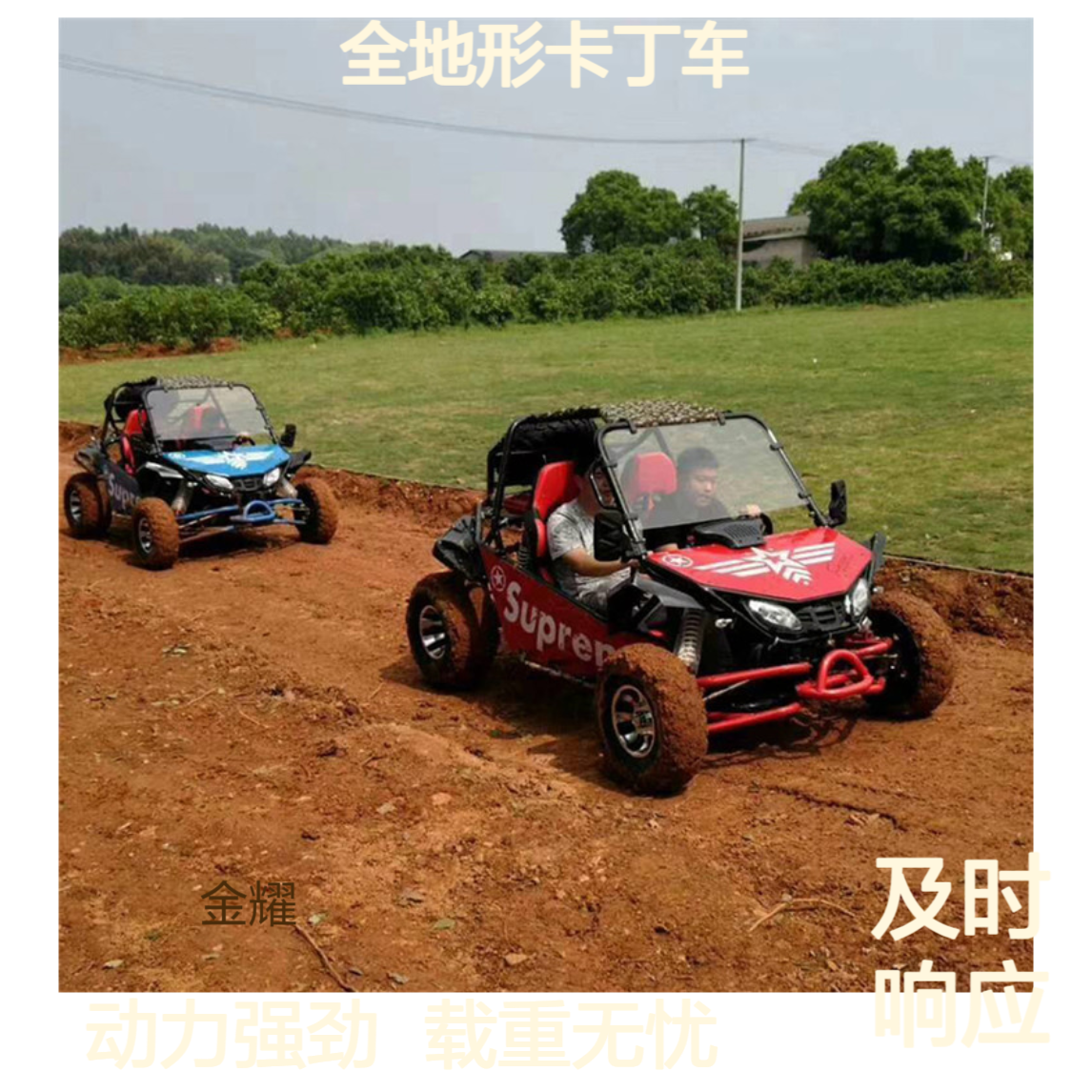 金耀鑫诺全地形卡丁车 15L油箱链条传动 90码可选色载重300kg