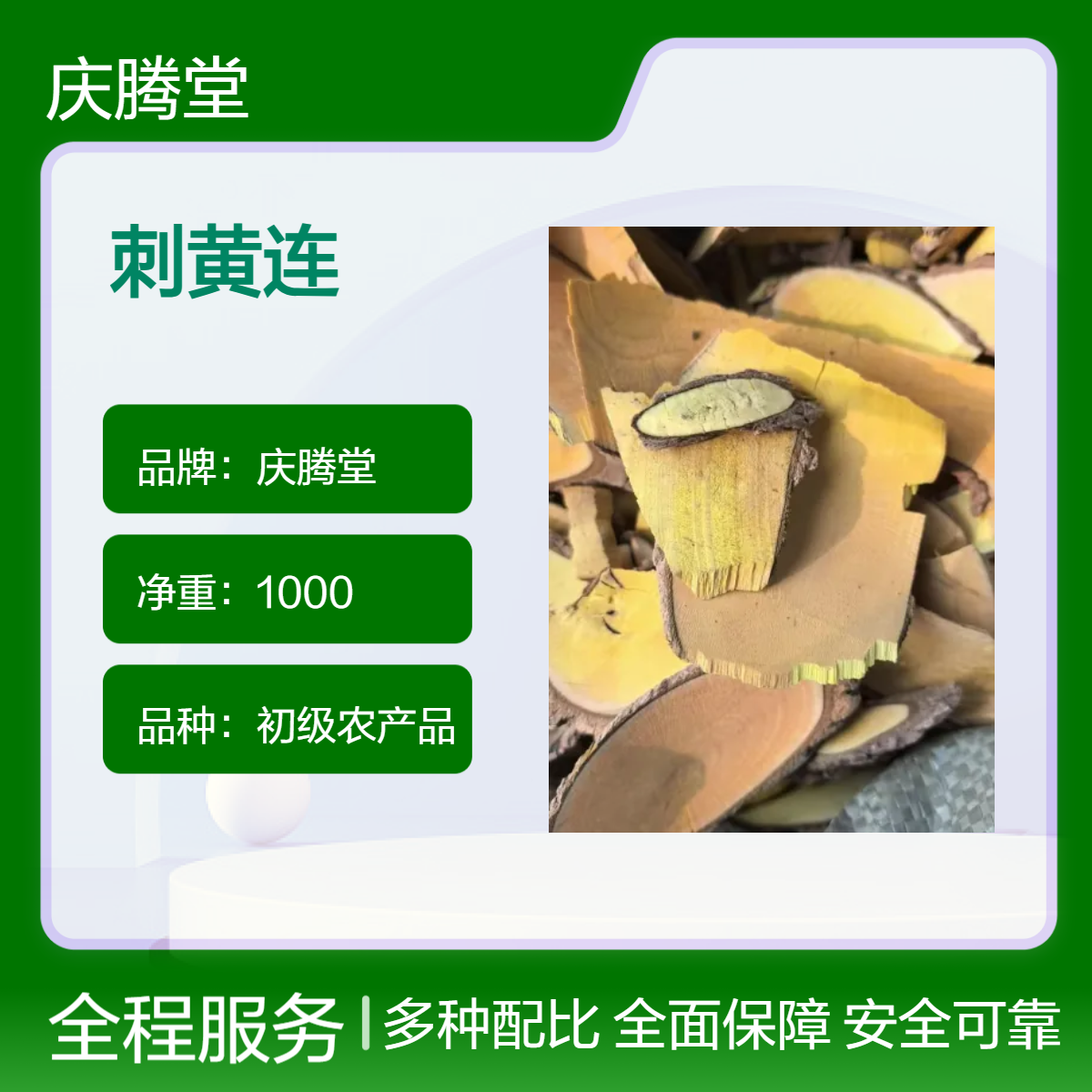批发 刺黄连 三颗针 刺黄柏 新货 无硫 品质好 常年供应各种中草药