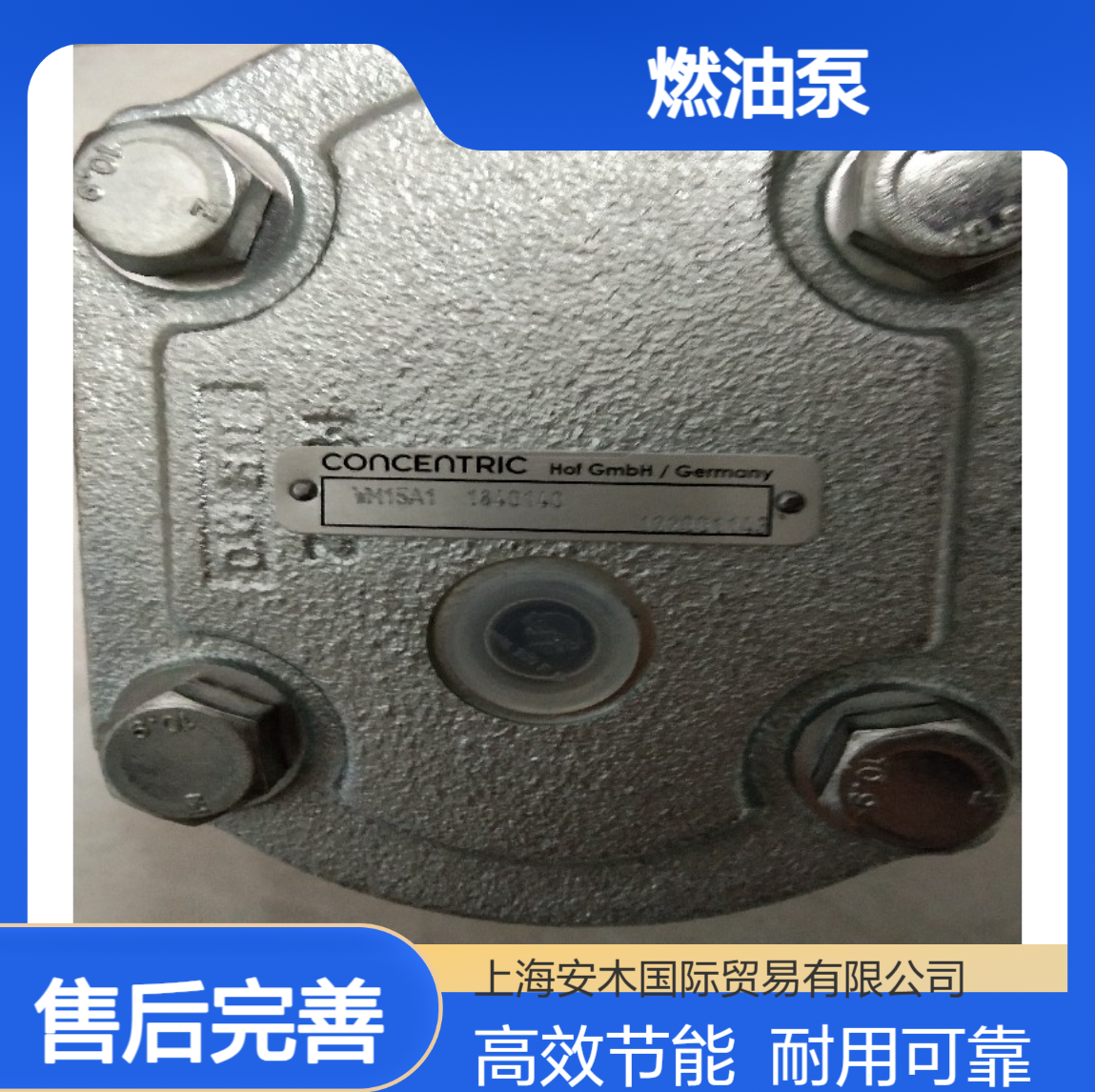 CONCENTRIC燃油泵WP09A1B160R03BA150N1802373