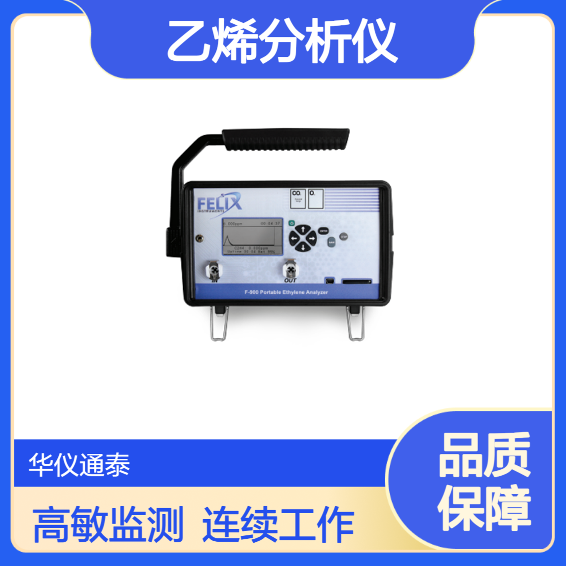 美国Felix F-900乙烯分析仪 高乙烯灵敏度 可连续监测