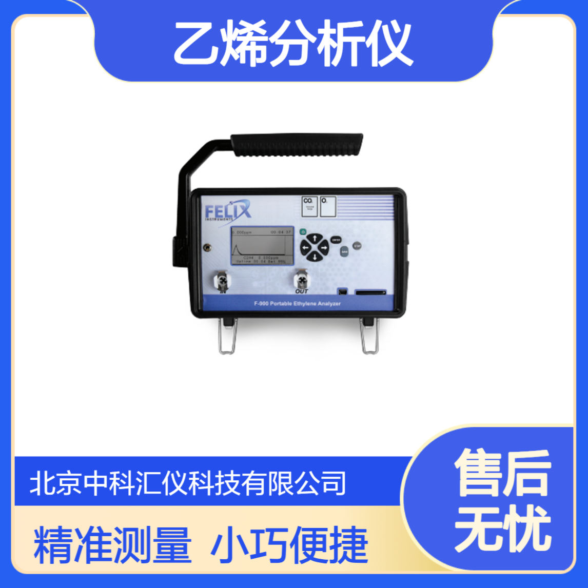 美国Felix F-900乙烯分析仪 可以测量小体积样品