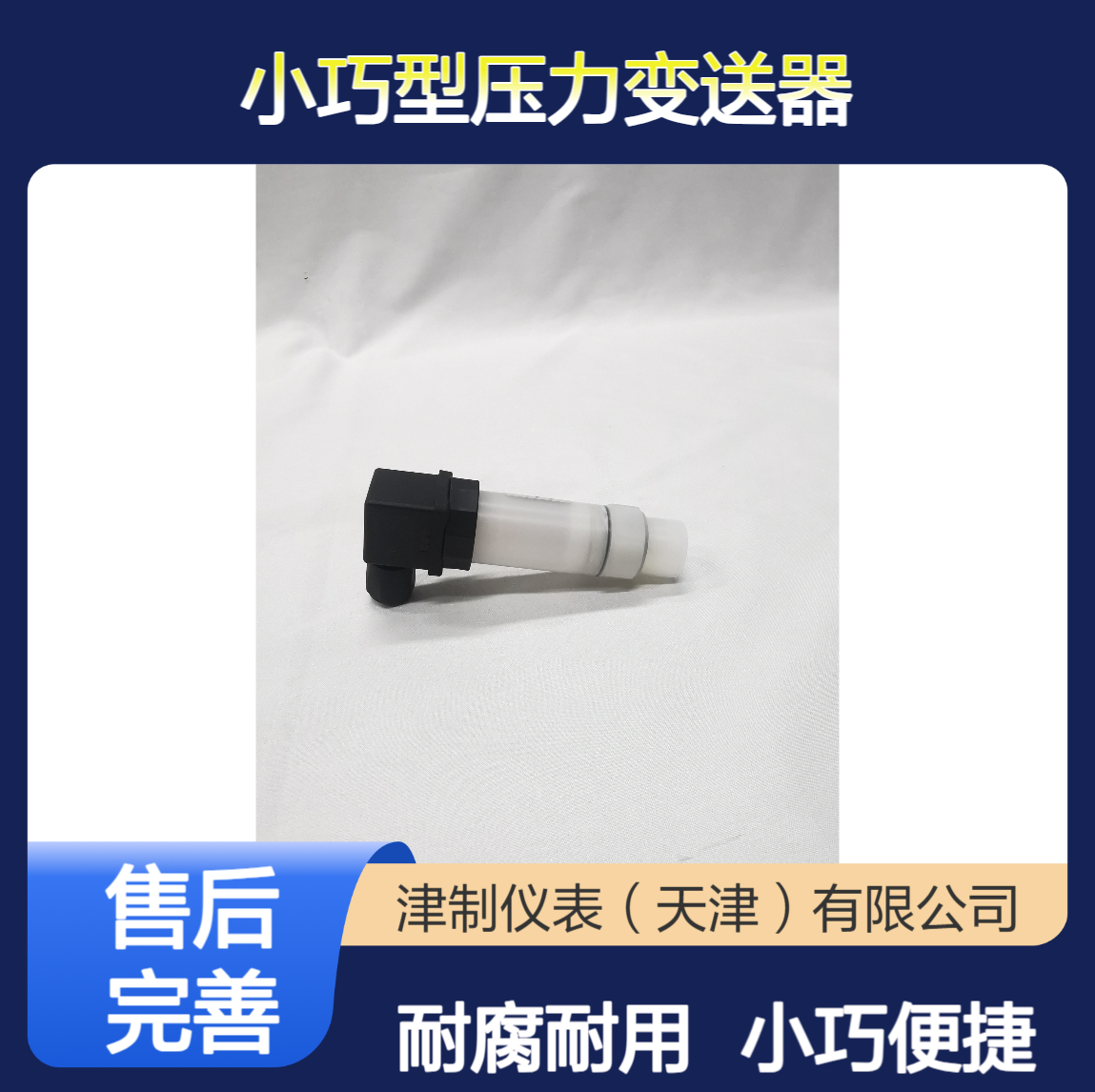 小巧型压力变送器 小巧便捷 四氟材质 四线制 4-20mA输出 耐腐蚀 水厂用