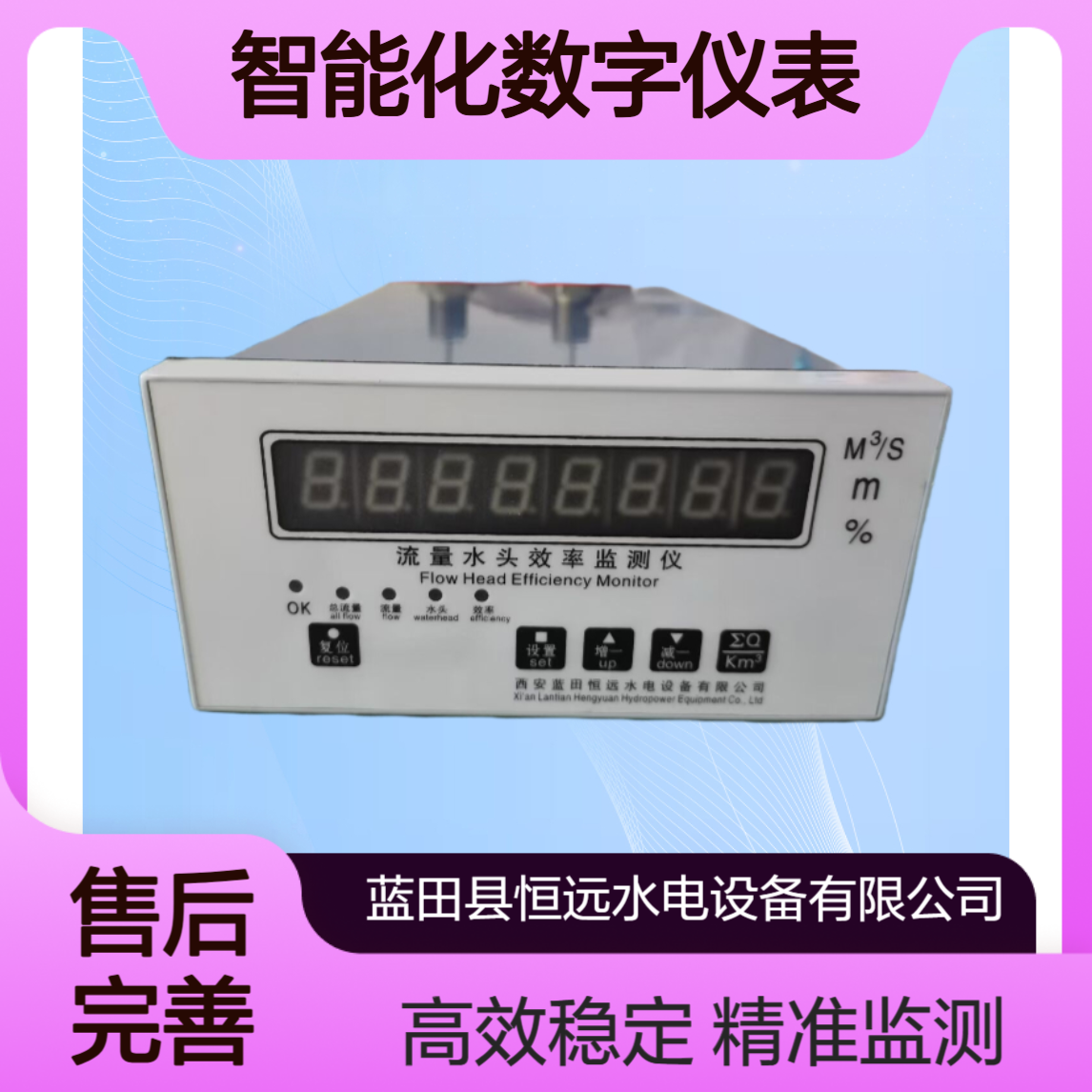 电站智能化数字仪表LSX流量水头监测仪装置 机组自动化元件