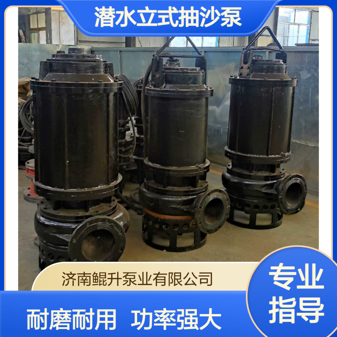 潜水立式抽沙泵厂家 4 寸 - 12 寸 7.5KW-132KW 耐磨抽泥沙泵 鲲升泵业