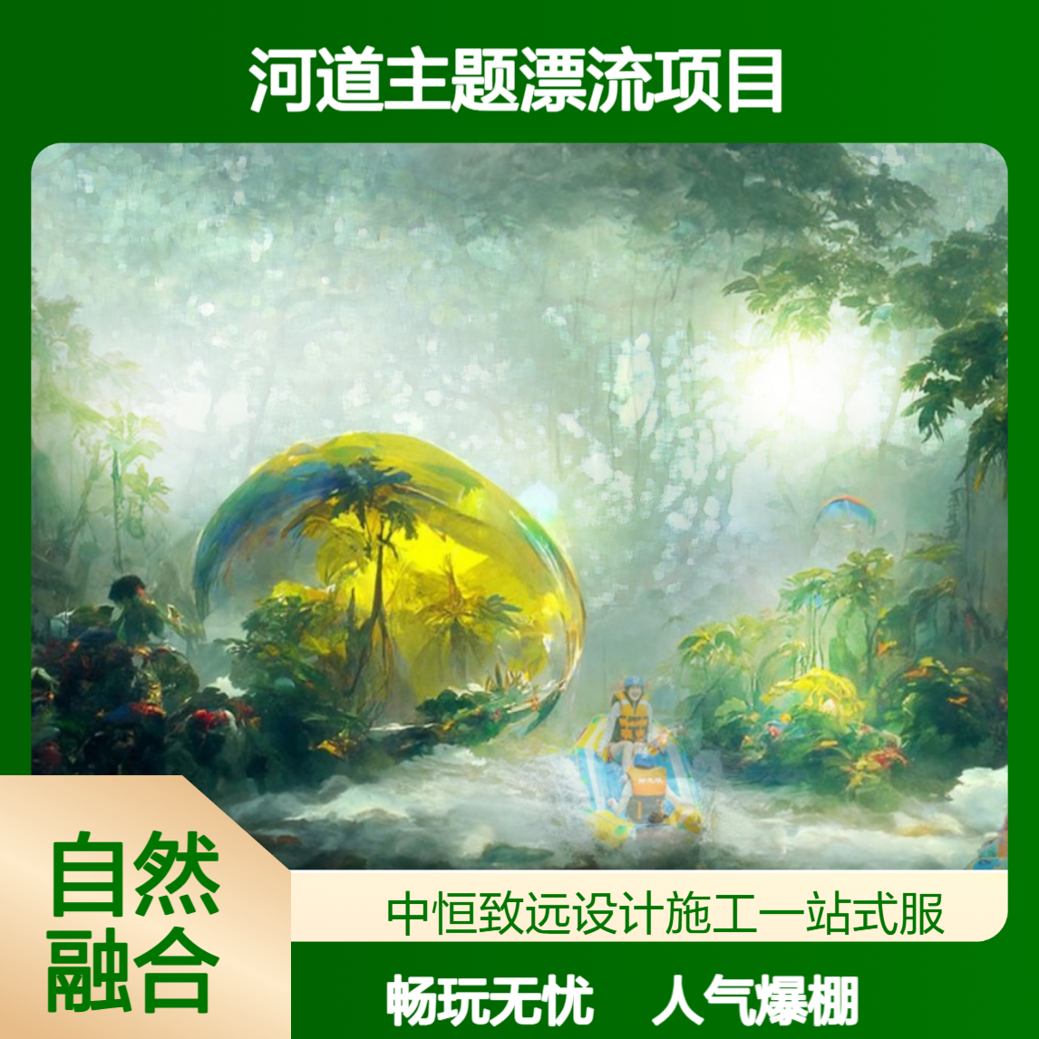 深耕景区运营，打造河道主题漂流项目，助力景区建设聚揽人气