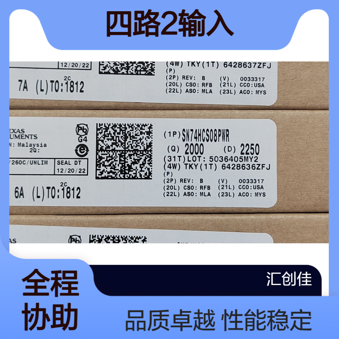 SN74HCS08PWR具有施密特触发输入的四路2输入与门