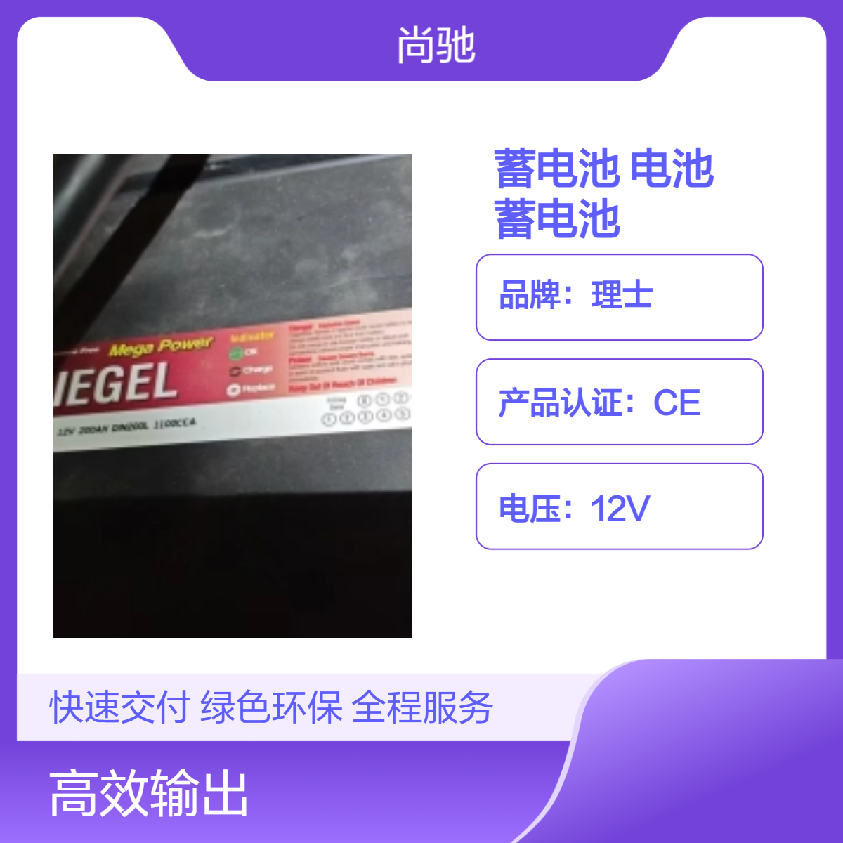 RIEGEL电池，船舶蓄电池，启动电池N200,12V,N150