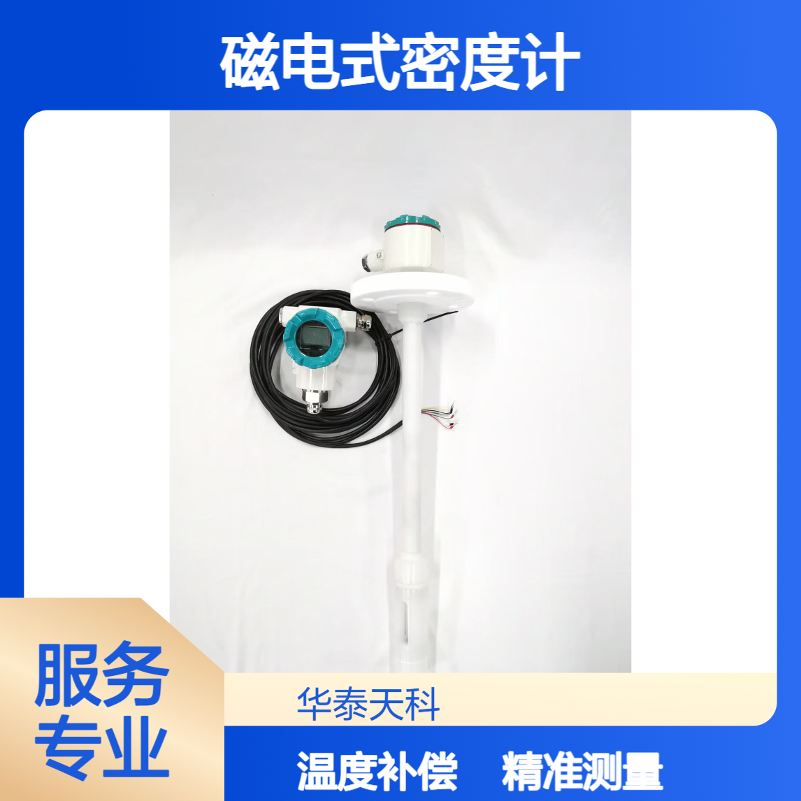 分体式磁电式密度计 温度补偿 恒温数显 塑料橡胶 华泰天科 实力商家