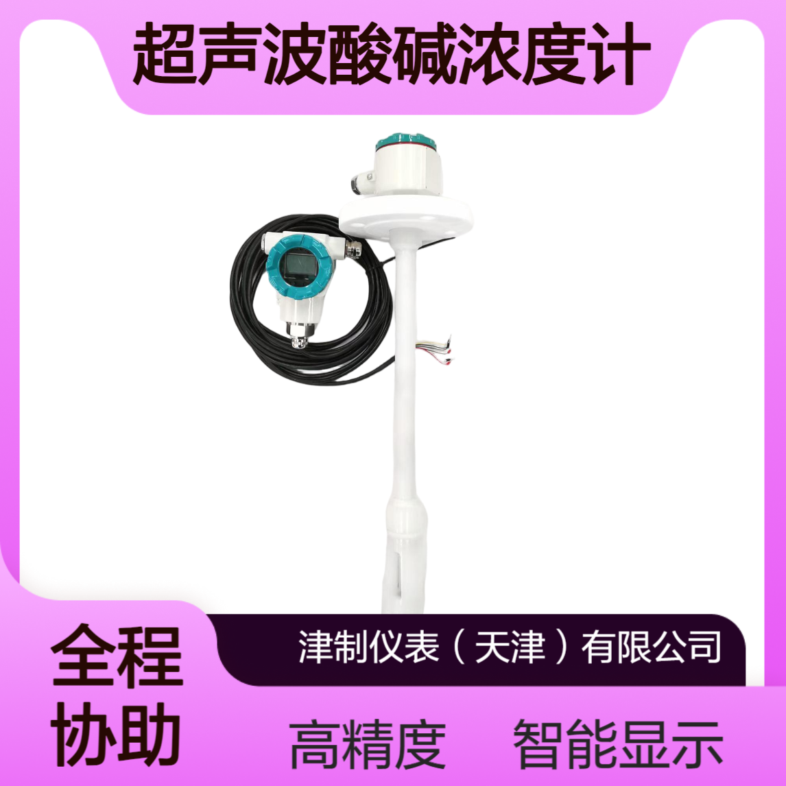 超声波酸碱浓度计 智能显示 免维护 高精度 支持多参数测量 食品加工