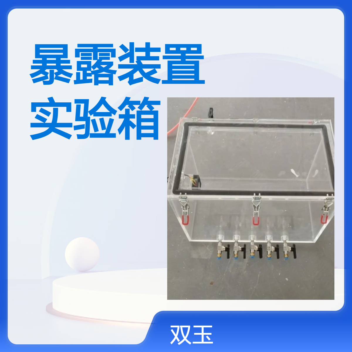 小鼠烟草烟雾暴露装置透明动物实验箱加工定做
